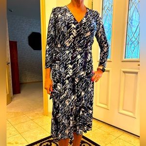 Two piece dress set (skirt and belted tunic)